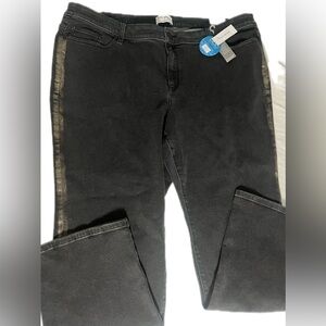 Lane Bryant Body Icon Flex Waistband Mid-Rise Skinny Jeans Plus Size 26 NWT